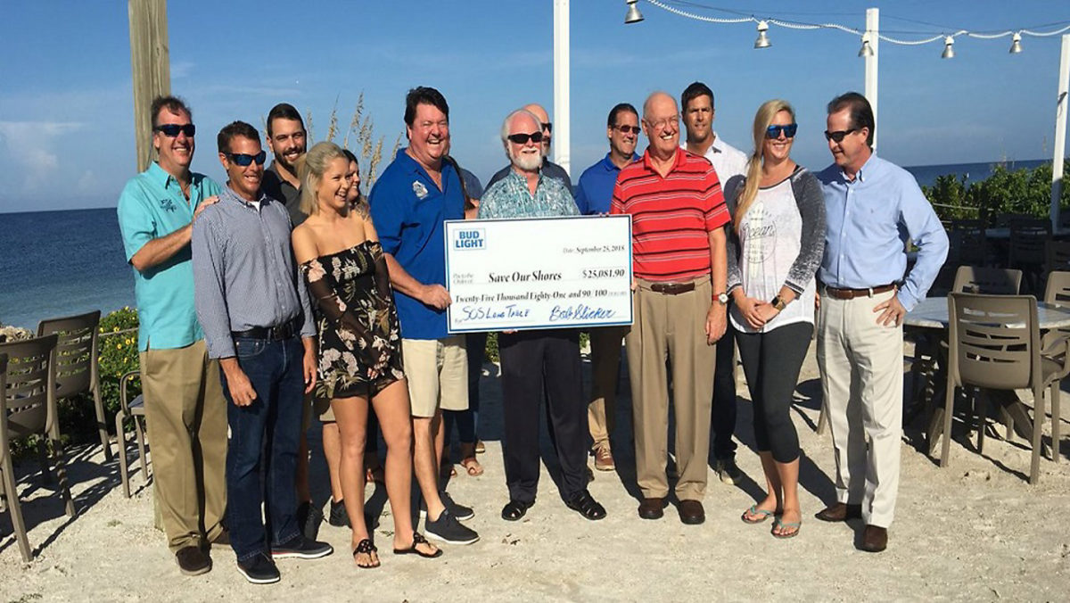AMOB AND LOCAL RESTAURANTS DONATE TO SAVE OUR SHORES