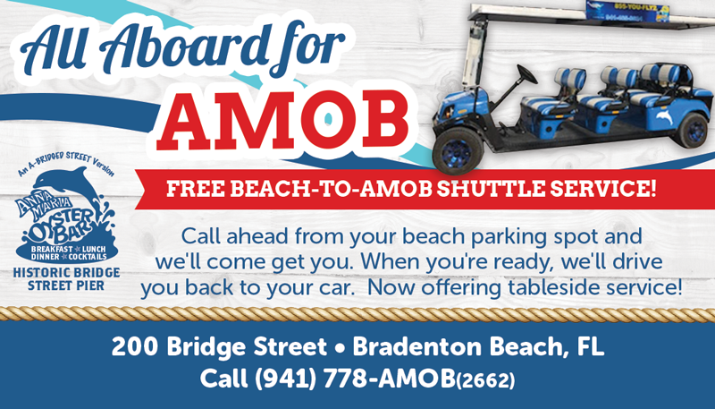 Free Beach to Amob Shuttle Service!
