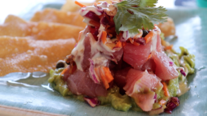 AS SEEN ON THE SUNCOAST VIEW: TUNA STACK