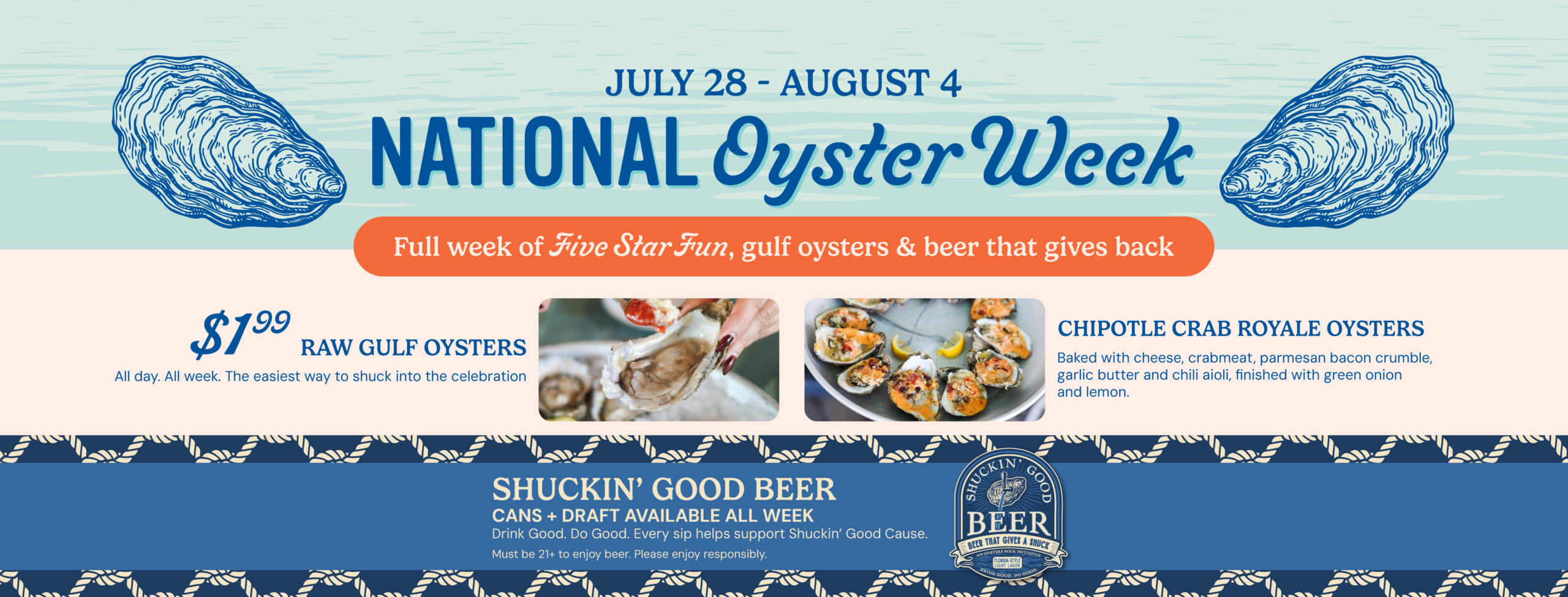 2026 National Oyster Week Website Slider