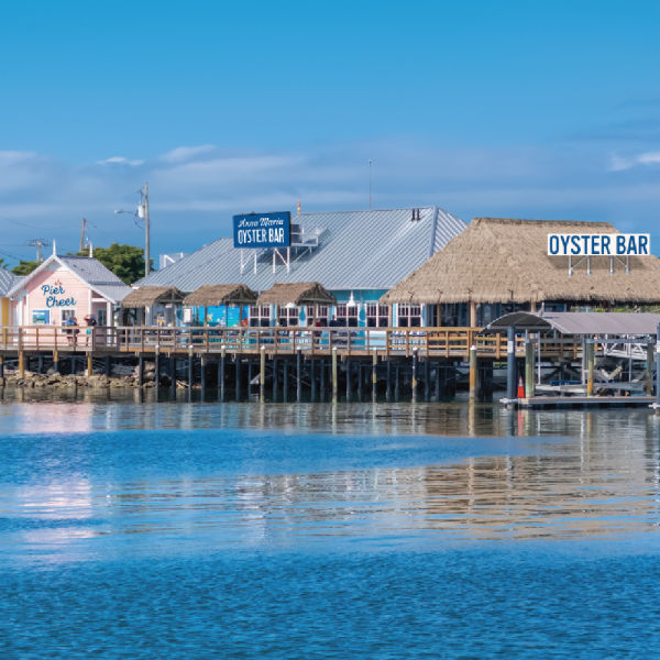 Anna Maria Oyster Bar on the Bridge Street Pier